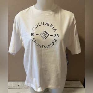 Columbia Hi-Low Crop Tee - NWT